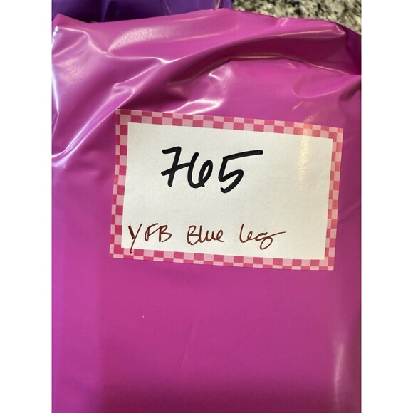 Abercrombie YPB Seamless Core High Waist 7/8 Legging Blue Ribbed NWT $65 Large - Picture 9 of 9